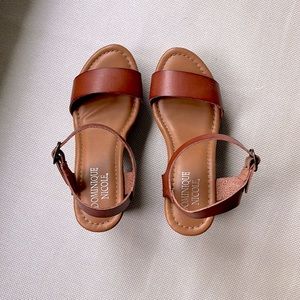 Open Toe Platform Clog Heel